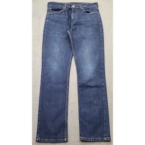 Levi's Men's Straight Jeans in Dark Blue Denim